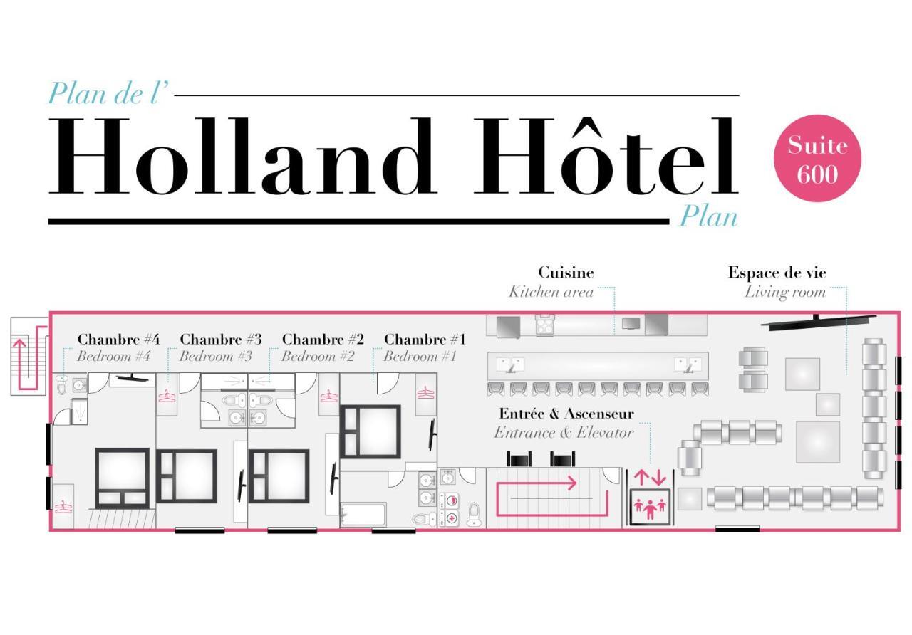 The Executive Loft At The Holland Hotel Montréal Szoba fotó